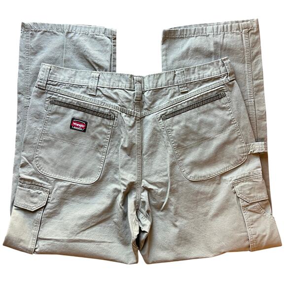 Wrangler Workwear Ripstop Ranger Cargo Work Pant men’s 38x32 WMWR1BR - Picture 5 of 9